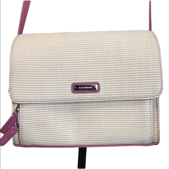 Liz Claiborne Handbags - Vintage | Liz Claborne  | Woven Multiple Compartment Crossbody Purse